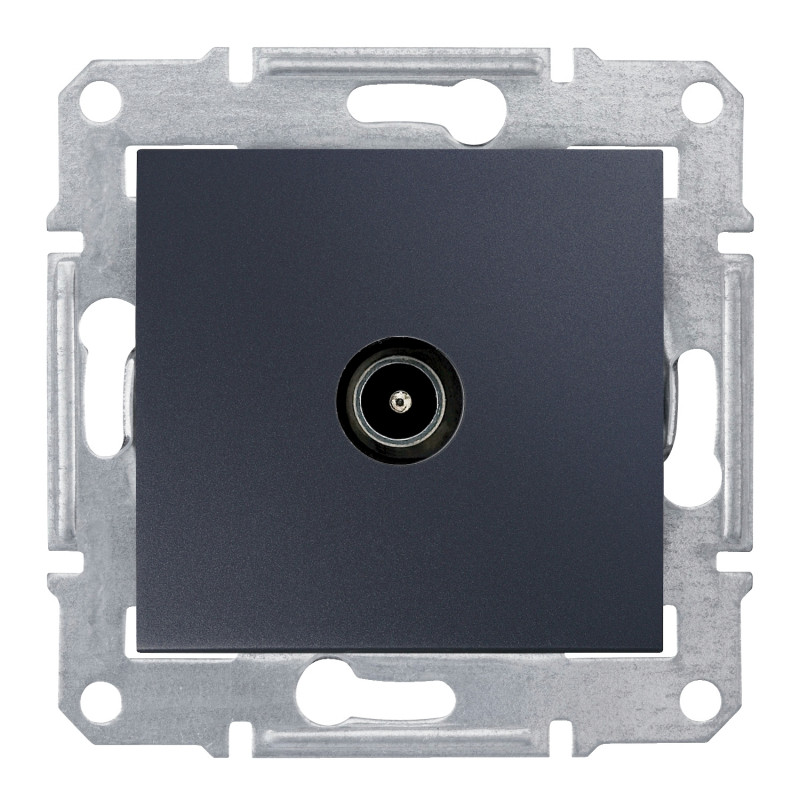 ТВ-розетка Schneider Electric Sedna кінцева графіт SDN3201670