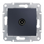 ТВ-розетка Schneider Electric Sedna оконечная графит SDN3201670