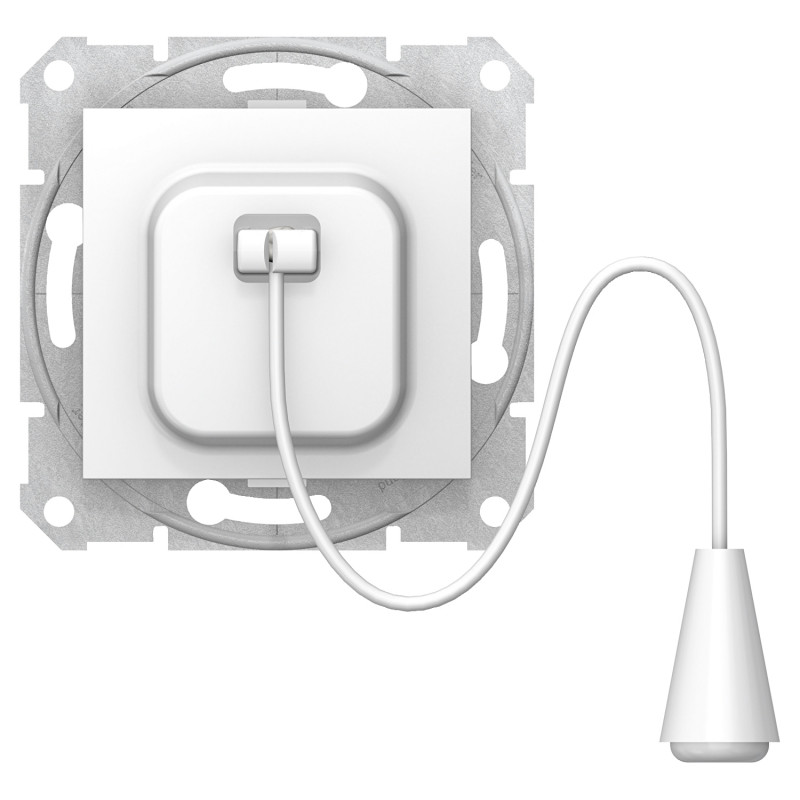 Выключатель кнопочный со шнурком Schneider Electric Sedna белый SDN1200121