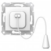 Выключатель кнопочный со шнурком Schneider Electric Sedna белый SDN1200121
