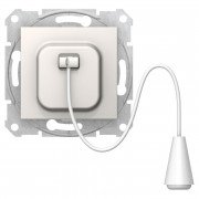 Вимикач кнопковий зі шнурком Schneider Electric Sedna слонова кістка SDN1200123