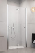 Душевая дверь Radaway Eos DWB 90х197 см распашная складывающаяся левая хром/прозрачное стекло 137803-01-01L