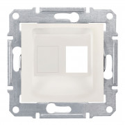 Накладка одномодульная АМР Schneider Electric Sedna КАТ5Е 6 UTP слоновая кость SDN4300623