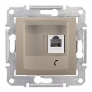 Телефонная розетка Schneider Electric Sedna титан SDN4101168