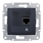 Комп'ютерна розетка Schneider Electric Sedna RJ45 5E UTP графіт SDN4300170