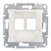 Накладка двухмодульная АМР Schneider Electric Sedna КАТ5Е 6 UTP слоновая кость SDN4400623