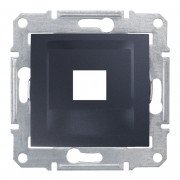 Накладка одномодульная RDM Schneider Electric Sedna КАТ5Е 6 UTP графит SDN4300470