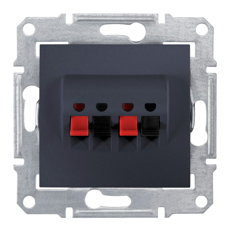 Аудіо-розетка Schneider Electric Sedna графіт SDN5400170