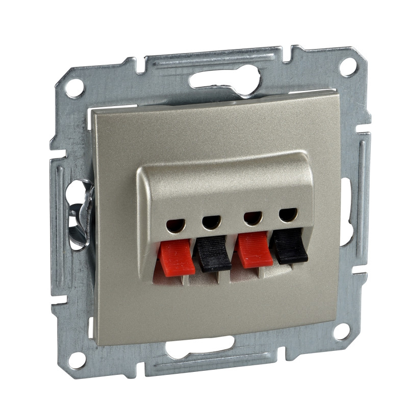 Аудіо-розетка Schneider Electric Sedna титан SDN5400168