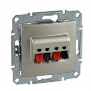 Аудио-розетка Schneider Electric Sedna титан SDN5400168
