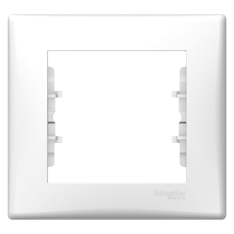 Рамка Schneider Electric Sedna 1-постова термопластик білий SDN5800121