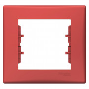 Рамка Schneider Electric Sedna 1-постовая термопластик красный SDN5800141