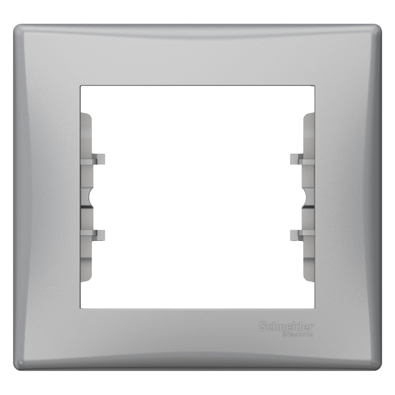 Рамка Schneider Electric Sedna 1-постова термопластик алюміній SDN5800160