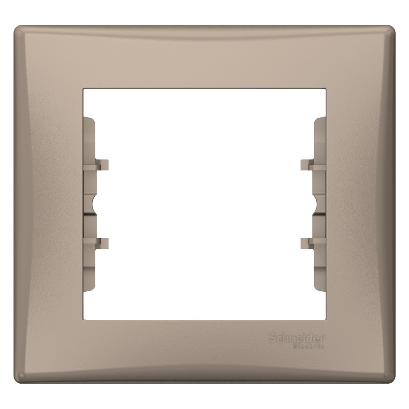 Рамка Schneider Electric Sedna 1-постова термопластик титан SDN5800168