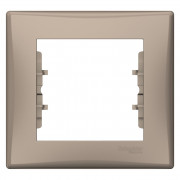 Рамка Schneider Electric Sedna 1-постовая термопластик титан SDN5800168