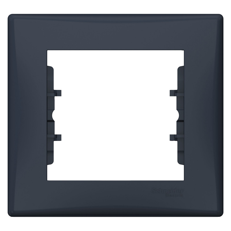 Рамка Schneider Electric Sedna 1-постовая термопластик графит SDN5800170