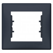 Рамка Schneider Electric Sedna 1-постовая термопластик графит SDN5800170