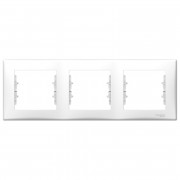 Рамка Schneider Electric Sedna 3-постовая термопластик белый SDN5800521