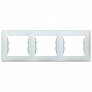 Рамка Schneider Electric Sedna 3-постовая термопластик серый SDN5800533