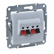 Аудіо-розетка Schneider Electric Sedna білий SDN5400121
