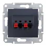 Аудіо-розетка Schneider Electric Sedna графіт SDN5400170