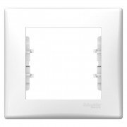Рамка Schneider Electric Sedna 1-постовая термопластик белый SDN5800121