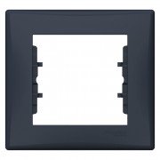 Рамка Schneider Electric Sedna 1-постовая термопластик графит SDN5800170