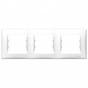 Рамка Schneider Electric Sedna 3-постова термопластик білий SDN5800521