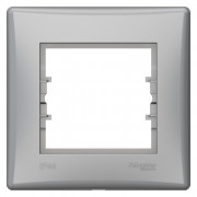 Рамка Schneider Electric Sedna 1-постовая IP44 термопластик алюминий SDN5810560