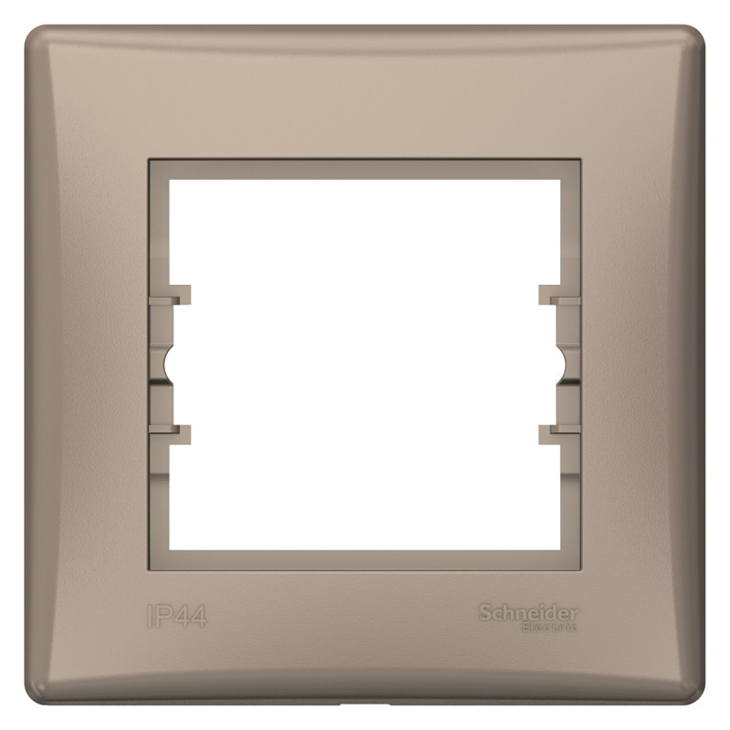 Рамка Schneider Electric Sedna 1-постовая IP44 термопластик титан SDN5810568