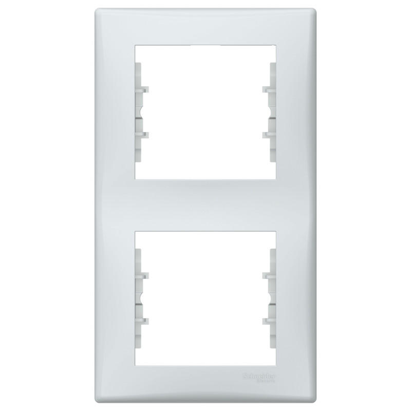 Рамка Schneider Electric Sedna 2-постова вертикальна термопластик сірий SDN5801133