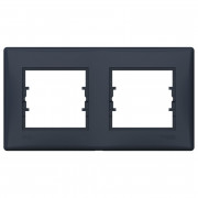 Рамка Schneider Electric Sedna 2-постовая IP44 термопластик графит SDN5810670
