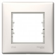 Рамка Schneider Electric Sedna 1-постова IP44 термопластик слонова кістка SDN5810523