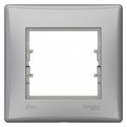 Рамка Schneider Electric Sedna 1-постова IP44 термопластик алюміній  SDN5810560