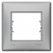 Рамка Schneider Electric Sedna 1-постовая IP44 термопластик алюминий SDN5810560