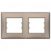 Рамка Schneider Electric Sedna 2-постова IP44 термопластик титан SDN5810668