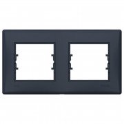 Рамка Schneider Electric Sedna 2-постовая IP44 термопластик графит SDN5810670