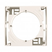 Коробка для зовнішнього монтажу Schneider Electric Sedna одиночна термопластик слонова кістка SDN6100123