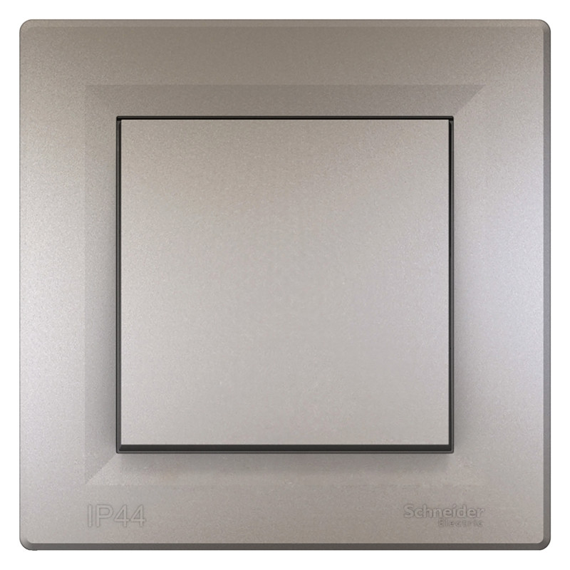 Вимикач Schneider Electric Asfora 1-клавішний самозатискний ІР44 бронза EPH0100269