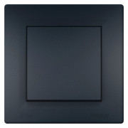 Выключатель Schneider Electric Asfora 1-клавишный самозажимный ІР44 антрацит EPH0100271
