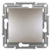Вимикач Schneider Electric Asfora 1-клавішний самозатискний бронза EPH0100169