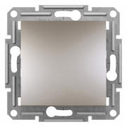 Выключатель Schneider Electric Asfora 1-клавишный двухполюсный самозажимный бронза EPH0200169