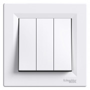 Выключатель Schneider Electric Asfora 3-клавишный белый EPH2100121