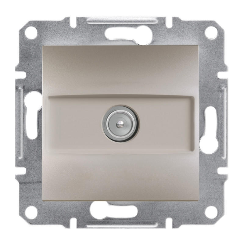 Розетка TV прохідна Schneider Electric Asfora 8 дБ бронза EPH3200369