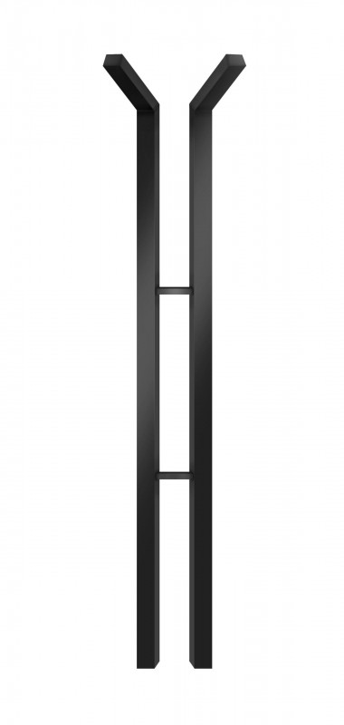 Сушка для рушників водяна Genesis-Aqua Corna 150x25 см чорний GA-7301