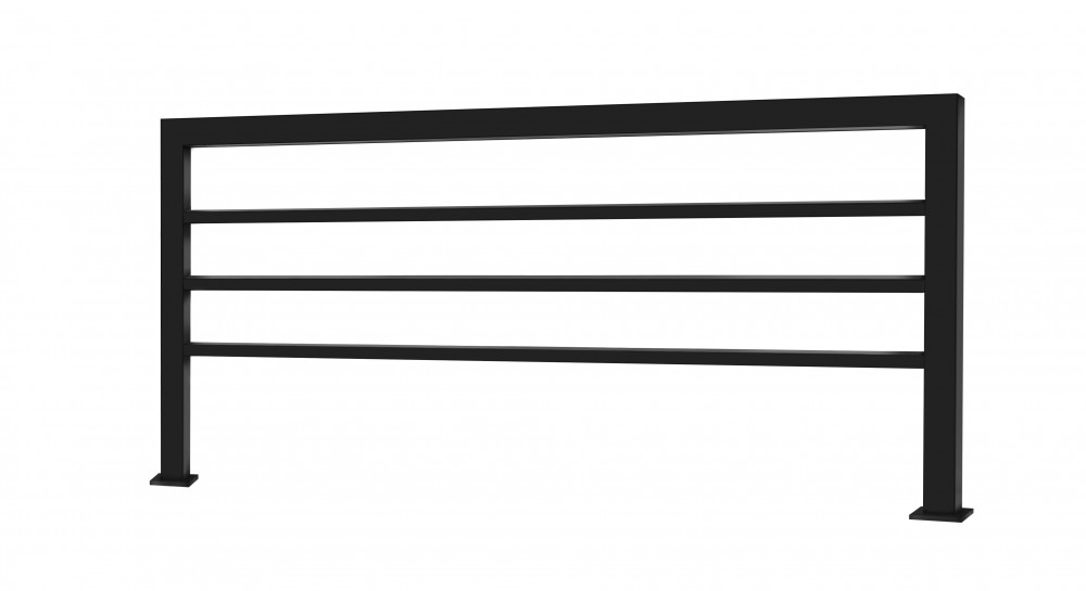 Сушка для рушників водяна Genesis-Aqua Erazma 80x90 см чорний GA-7801