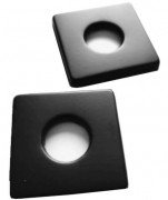 Накладки для кранов Genesis-Aqua нержавеющая сталь черный GA-A6001