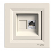 Розетка компьютерная Schneider Electric Asfora RJ45 кат5е UTP крем EPH4300123