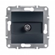 Розетка SAT оконечная Schneider Electric Asfora 1 дБ антрацит EPH3700171