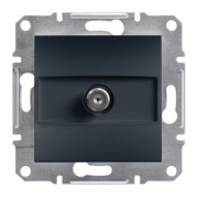 Розетка SAT проходная Schneider Electric Asfora 4 дБ антрацит EPH3700271